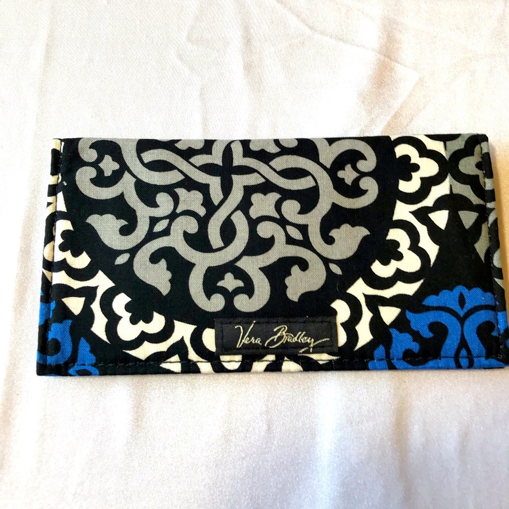 NWT Vera Bradley Slim Wallet/checkbook in Canterberry Cobalt